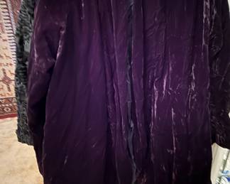 Velvet coat with pants