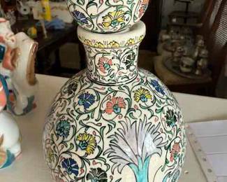 Pottery decanter