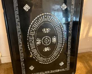 Black Lacquer Lap Tray 