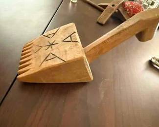 Turkish Wooden Weaving Comb