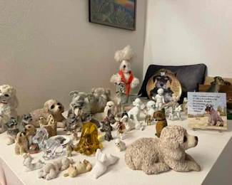 Collection of poodles, Schnauzers and other pups