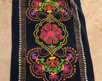 Embroidered  Velvet