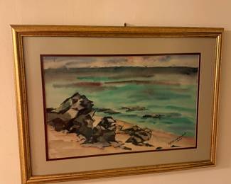 Upstairs Hallway
Watercolor by Estelle Johnson (AWS)