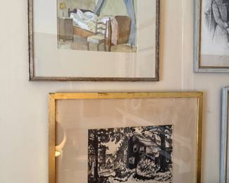 Family Room
Artwork
Watercolor-F. W.
Watercolor-Hadonfield VM. R. G. 30