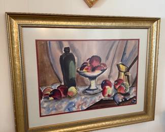Dining Room 
Watercolor by Estelle Johnson 