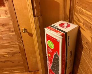 Upstairs Office 
X-mas tree
Floor mat