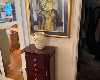 Primary Bedroom 
Jewelry armoire 