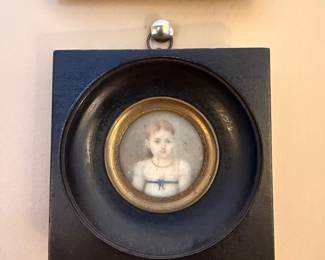 Case Table 
Miniature Portrait 