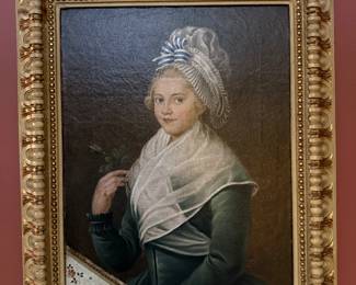 Living Room 
Very early painting from Italy, not signed