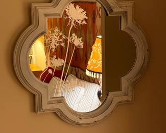 Upstairs Bedroom 
Mirror by local artist Denise Stillwagon Leone