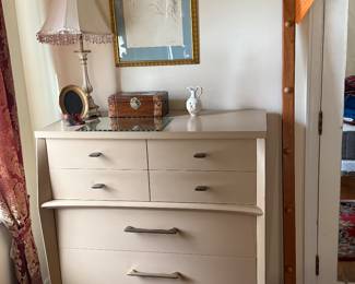 Primary Bedroom 
MCM tall dresser