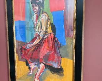 Living Room 
Watercolor by Martin Johnson 