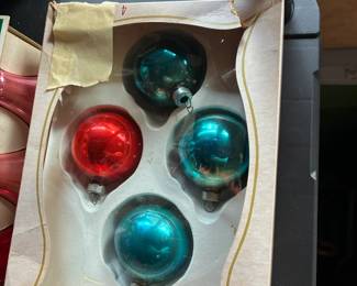 Vintage Christmas ornaments