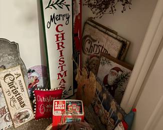 Christmas decor- vintage and modern