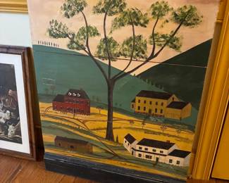 Folk art created by the homeowner