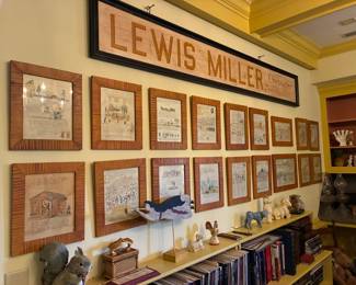 Reproduction of Lewis Miller's artwork
