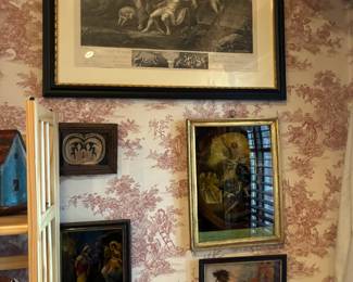 Antique and vintage framed artwork