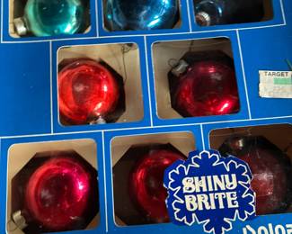 Shiny Brite ornaments
