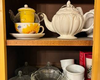 Selection of teapots