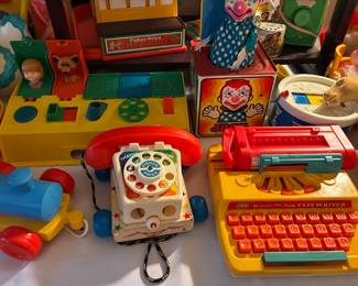 Vintage Fisher Price toys