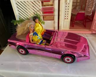 Vintage Barbie car