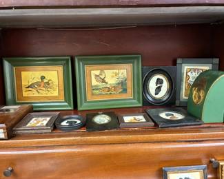 Silhouettes and framed art