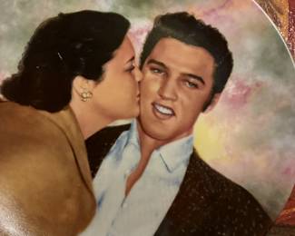 Elvis plates, set of 3