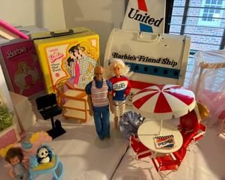 Vintage Barbie dolls and accessories