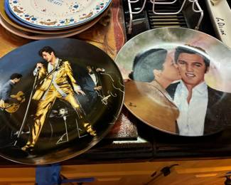 Elvis plates, set of 3