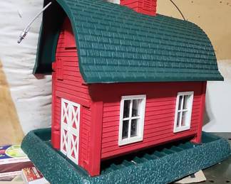 North States Village Collection Large Red Barn Birdfeeder