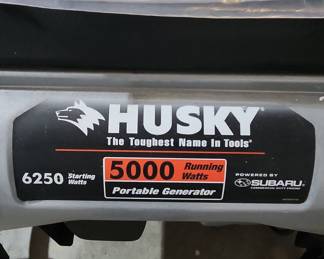 Husky 5000 Running Watts Portable Generator