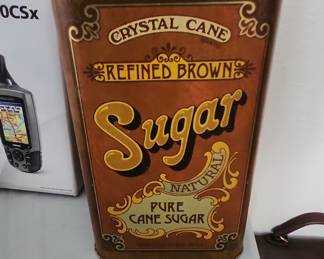 Crystal Cane Brand Refined Brown Pure Cane Sugar Tin