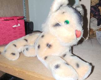 Vintage R. Dakin & Co. Leopard Plush Toy