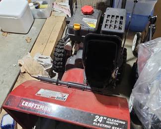 Craftsman 24" Clearing Width Electric Start Snow Blower