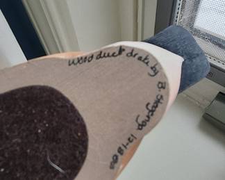 Hand-Carved Wooden Duck Decoy