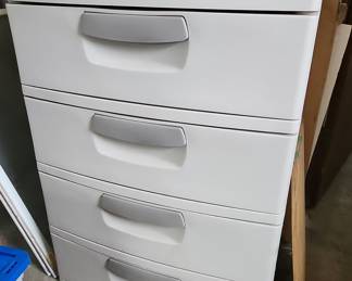 Sterilite 4-Drawer Plastic Storage Cabinet qty 4