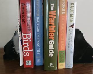 Collection of Bird Identification Field Guides