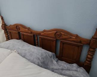 Vintage Oak Headboard
