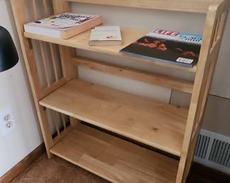 Winsome Wood 3-Shelf Folding Bookcase