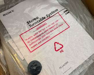 New Sony turntable system PS-LX250H