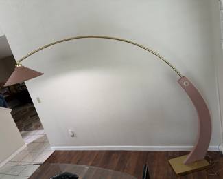 Mid century arc floor lamp 8FT x 6FT