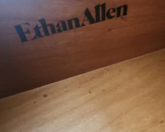 Ethan Allen Georgian Court Solid Cherry China Cabinet