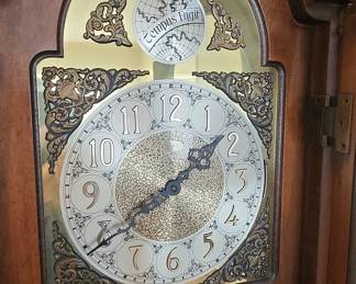 Pearl "Tempus Fugit" Grandfather Clock