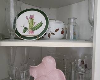 Fitz and Floyd Vegetable Harvest Asparagus Serving Dish with Lid