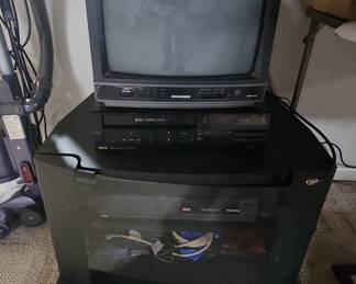 Vintage Television, VCR, and CD-i Player Bundle