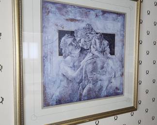 Richard Franklin "Stoic Romance III" Relief Art Print