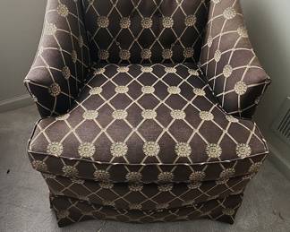 Vintage Tufted Barrel Armchair