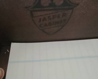 Jasper Cabinet Chippendale Style Mahogany Secretary Desk with China Cabinet Top