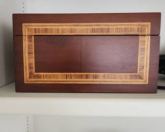 Inlaid Wooden Jewelry Box