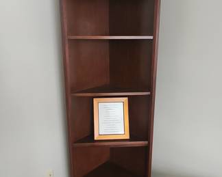 Thomasville Cherry Corner Cabinet Bookshelf